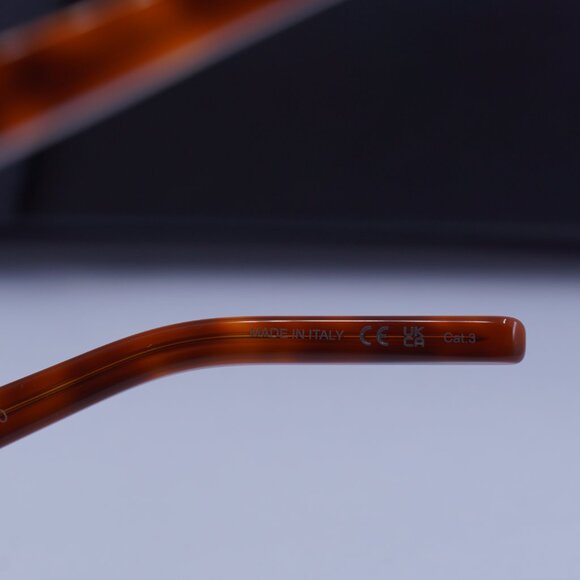 Saint Laurent SL451 005 Square Sunglasses - Havana/Brown - Picture 8 of 10